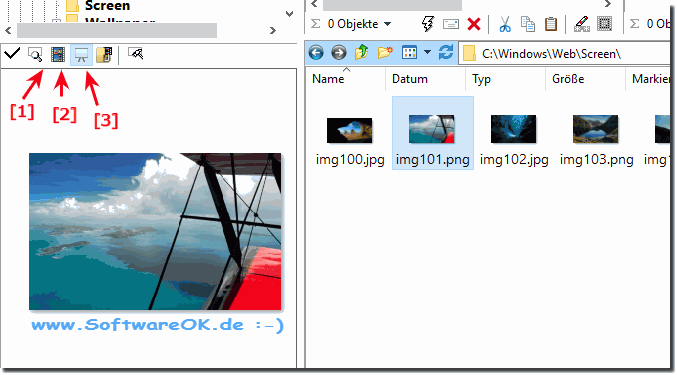 Dateivorschau und MS Explorer Vorschaufensters!