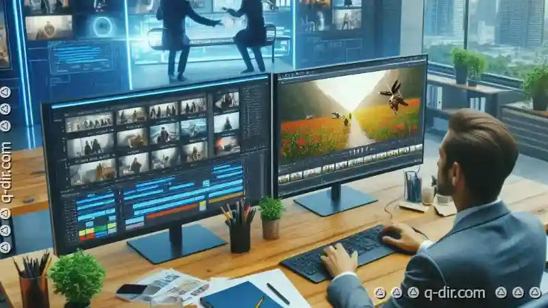 Dual-Pane View for Video Project Management